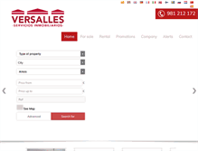 Tablet Screenshot of inmoversalles.com